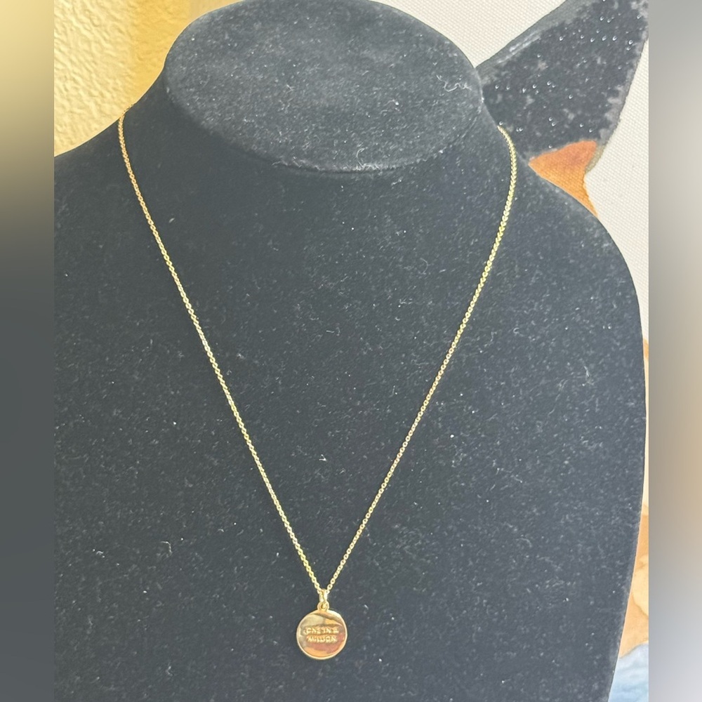 Kate Spade One in a million K” Gold Pendant Necklace - Picture 2 of 6